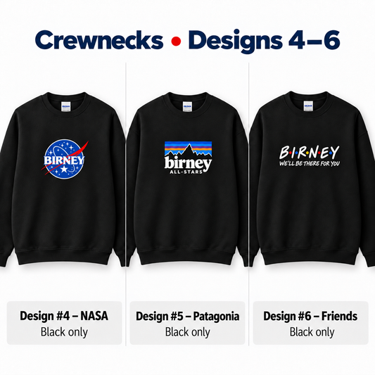Birney Logos - Crewneck Sweatshirt