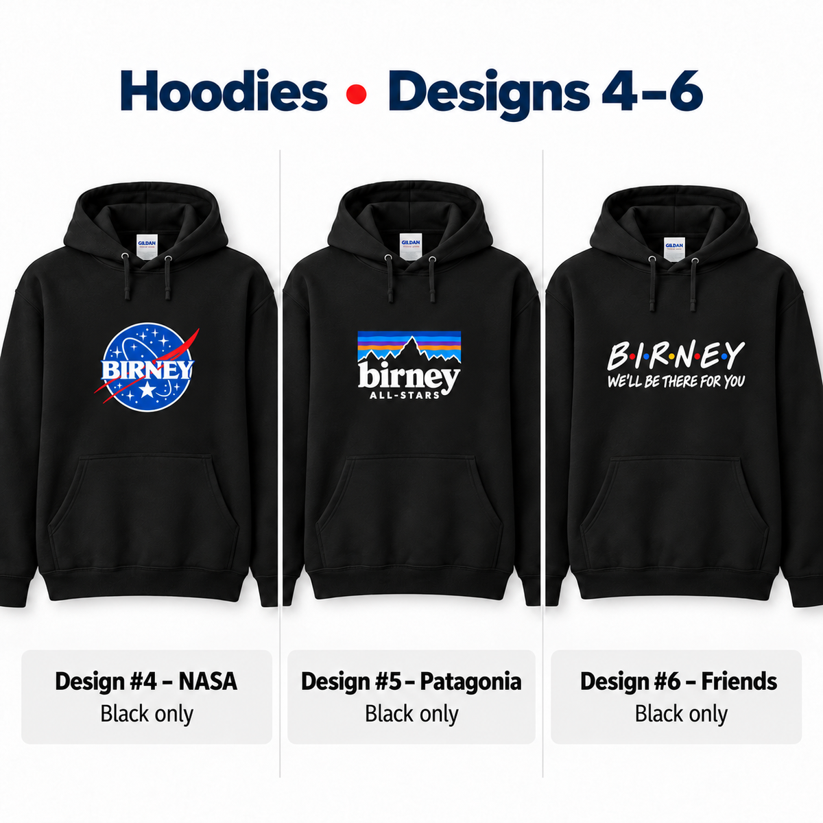 Birney Logos - Hooded Sweatshirt